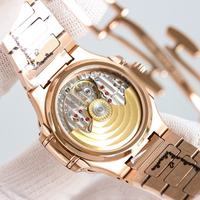 Reloj de Lujo Personalizado OEM ODM de Edición Limitada con Cristal de Moissanita y Zafiro, Correa de Acero Inoxidable, Cal.326, Fábrica Dandong Pointer