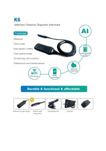 Machine à ultrasons Kaixin K6 5G WIFI sans fil pour vétérinaire, gros animaux, bovins, chevaux, vaches, moutons, grossesse, sonde <span class=keywords><strong>transrectale</strong></span> - Product Image 3