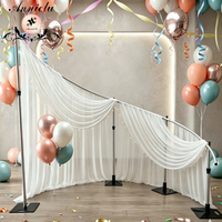 Nouvel Arrivage ANNIELU – Arche de Mariage en Alliage d'Aluminium Réglable en Forme de S pour Décoration de Scène, Événements et Fêtes