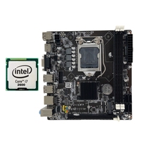 Placa Base H61-ITX / Kit de Procesador Intel Core I3-2100 I5-2500 I7-2600 LGA1155 para PC de Escritorio, Actualización de Doble Núcleo y Cuatro Hilos