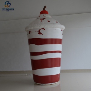 Publicité extérieure, <span class=keywords><strong>ballon</strong></span> <span class=keywords><strong>gonflable</strong></span> géant et durable en forme de milkshake et de crème glacée pour votre <span class=keywords><strong>magasin</strong></span> - Product Image 1
