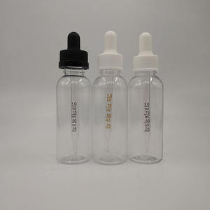Vente en gros de bouteilles en plastique transparentes et colorées de 30 ml, 50 ml, 60 ml avec logo personnalisé, bouchon inviolable et anti-effraction pour huiles, sérigraphiées - Product Image 4