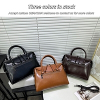 Sac fourre-tout de bureau rétro marron à poignée supérieure, sac à main en cuir végétalien avec bandoulière, style vintage, sacs à main de luxe pour femmes avec fermeture à glissière