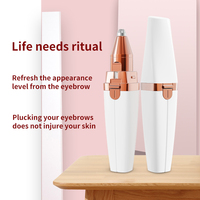 Sûr indolore multifonction tondeuse à sourcils électrique visage rechargeable portable maison rapide couverture complète personn