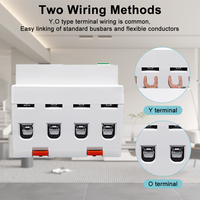 Interruptor Inteligente WIFI, Interruptor Inteligente con Control Remoto, Tipo Riel DIN, Temporizador, Cuenta Regresiva, Funciona con Smart Life