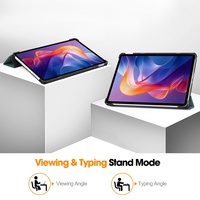 Étui pour tablette Redmi Pad 2 9.7 2026 en cuir PU, support magnétique pliable, coque arrière rigide intelligente en PC pour Redmi Pad