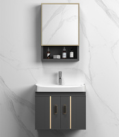 Lavabo de style moderne salle de bain, petite vanité de salle de bain, armoire pour hôtel