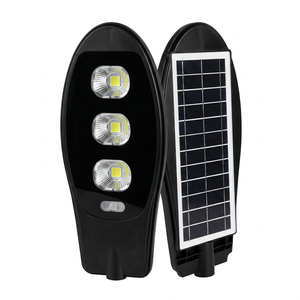 Lampe solaire de rue 300W LED ABS IP65 à fixation murale, cellule solaire monocristalline, 20000 heures, angle de faisceau 120°, lumière du jour 6000K, CE RoHS - Product Image 1