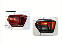   Feu arrière à diode lumineuse Polo 2019-2021, lentille transparente, nouveau feu arrière antibrouillard, de freinage et de clignotant pour pièces automobiles