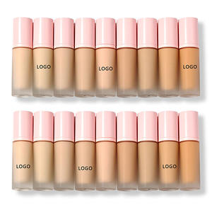 Label pribadi Matte kualitas tinggi riasan wajah tahan air penutup penuh Foundation cair tahan lama - Product Image 1