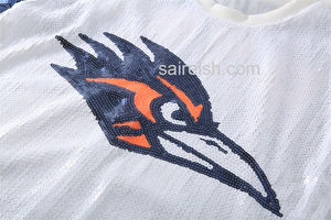 Saireish Ellington mujeres ecológicas Roadrunners Mini túnica vestido fútbol lentejuelas Jersey rebordear decoración cintura Natural - Product Image 5