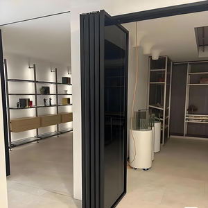 Porte pliante accordéon moderne Yuantai pour balcon, mur-rideau, extérieur, en aluminium et verre, étanche, pour patio - Product Image 5