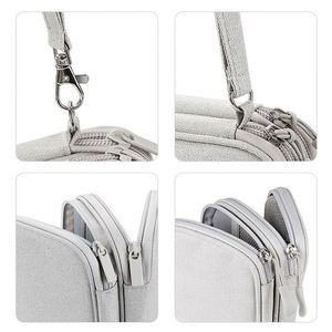 Bolsa de Almacenamiento para Accesorios Electrónicos, Impermeable, Organizador de Cables de Viaje, Tela No Tejida Ecológica de 2 Capas - Product Image 4