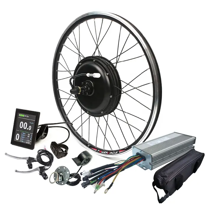 Kit de motorisation de vélo électrique dans la roue avant ou arrière, moteur de 48V, 750/1000W