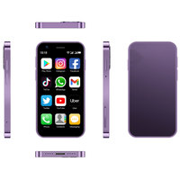 Mini téléphone Android LTE 3 pouces, Quad Core, appareil photo 5MP, double SIM français/espagnol/allemand/anglais, charge rapide, mode kiosque, optionnel pour enfants