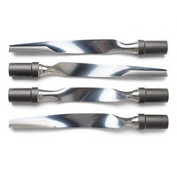 Lames de turbine à gaz en alliage de nickel moulées sur mesure avec précision pour la production d'énergie industrielle et les moteurs à réaction