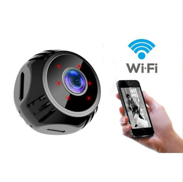 High-end (Upgraded Lens & Battery) + Night Vision A18 1080P Mini Security Monitoring Wireless Camera for Home