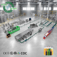 Machine de remplissage de soda intégrée 15000 BPH DCGF50-50-15 avec carbonateur avancé pour la production de boissons gazeuses