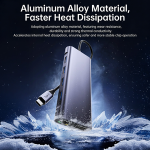 Многофункциональный <span class=keywords><strong>USB</strong></span>-C концентратор <span class=keywords><strong>4</strong></span>-в-1 (или 8-в-1, 11-в-1) с поддержкой 4K, RCA аудио и адаптером питания для ноутбуков, воспроизведения видео и передачи данных (Type-C <span class=keywords><strong>2.0</strong></span>/3.0) - Product Image 6