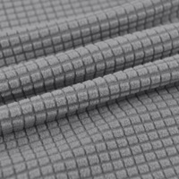 Nouvelles housses de chaise de restaurant Jacquard tabourets de bar à dossier court avec housses de comptoir en Spandex pour la maison et le bureau