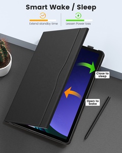 Moko Cao Cấp PU Máy Tính Bảng Trường Hợp Có Thể Điều Chỉnh Đa Góc Gấp Đứng Folio Bìa Đối Với Samsung Galaxy Tab S9 Cộng Với 2023 12.4 Inch - Product Image 3