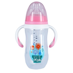 Siêu Cao Hiệu Suất Chi Phí Xách Tay Silicone Xử Lý Núm Vú 300Ml Cho Bé Bú Bình