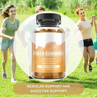 Gummies de fibres HDK en marque blanche OEM/ODM pour la santé digestive, soutien de la flore intestinale, régularité, végétaliennes, sans sucre, complément alimentaire