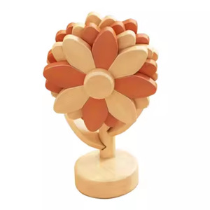 Set <span class=keywords><strong>de</strong></span> table tournesol résistant à la chaleur, design moderne et minimaliste en <span class=keywords><strong>bois</strong></span> massif, pour cuisine, table à manger, dessous <span class=keywords><strong>de</strong></span> plat pour cuisinière, support alimentaire - Product Image 2