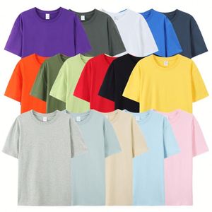 Design Wholesale 180 Grams Printing Heavy Oversized Polos Promotion Unisex Cotton t <b>Shirt</b> Neck Custom t <b>Shirt</b> for Men Women - Product Image 2