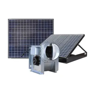 Best Ventilation Silent Solar Powered Low Noise Roof Ceiling Duct Air Blower Kitchen Extractor Fan