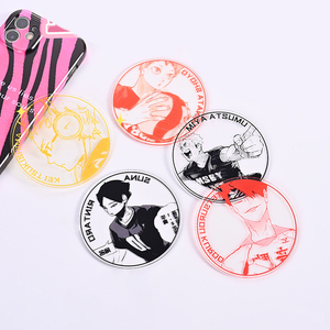 Posavasos Redondos de Plástico con Personajes de Anime, Resistentes al Calor, con Diseños de Haikyuu, Venta al Por Mayor - Product Image 4