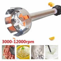 Mixeur Plongeant Professionnel XEOLEO Électrique Démontable en Acier Inoxydable, Batteur Mélangeur pour Jus et Préparations Alimentaires