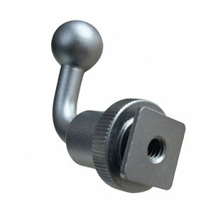 Trépied pour anneau lumineux à tête inclinée à 45 degrés avec support de caméra et de téléphone à <span class=keywords><strong>rotule</strong></span> de 17 mm et adaptateur griffe froide, catégorie de produit Supports - Product Image 4