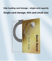 Protège-cartes magnétique puissant en PC pour cartes à collectionner, présentoir de jeu, protection transparente, support de téléphone