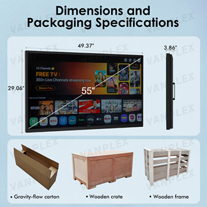 Commercial Outdoor <b>TV</b> 55/65 Inch, 4K 1000/2500 Nits, IP65 All-Weather, Smart WebOS for Restaurant/Patio Two Large Sizes Availabl - Product Image 6