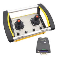 Manette universelle personnalisée avec boutons sur le dessus de la grue, télécommande sans fil, récepteur à connexion multipin