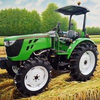 Macchina agricola TAVOL 70hp 80hp 100hp 4WD YTO motore diesel piccolo Traktor giardino Traktere agricoltura trattori con caricatore frontale