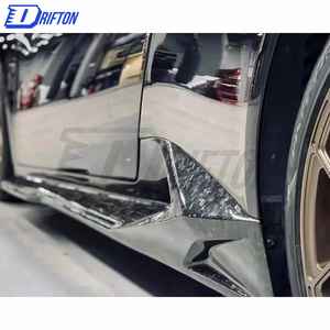 Falda lateral de fibra de carbono seca para Lamborghini Huracan LP610 LP580 EVO Performante Tecnica - Product Image 4