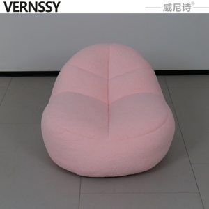 VERNSSY Poltrona Sacco Moderna Salvaspazio per Bambini, Imbottitura in Spugna ad Alta Densità, Tessuto Rosa, Un Posto, Nessun Montaggio Richiesto - Product Image 2