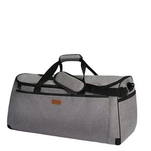 Bolsa de viaje para ropa de fábrica BSCI, 60L, impermeable, convertible, con compartimento para zapatos, 2 en 1, para llevar trajes. - Product Image 2
