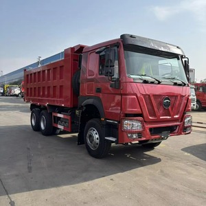 Camion benne basculante hydraulique robuste 6x4, capacité de charge 13,5t, moteur diesel 349 CV, pour le transport minier - Vente en gros - Product Image 1