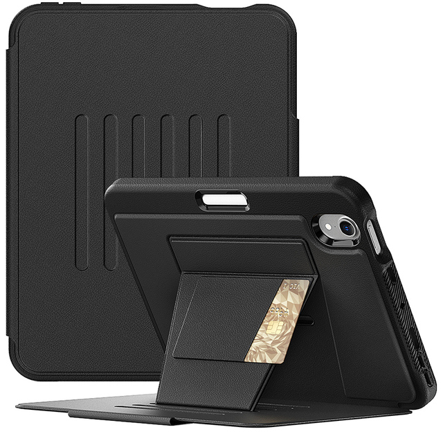 Anti-fall PU Leather Smart Flip Tablet Cover for iPad Mini 7 A17 Pro 2024 8.3 Inch Adjust Kickstand Magnetic Shockproof Case