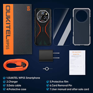 Oukitel WP55 หน้าจอ 6.6 นิ้ว FHD+ หน่วยความจำ 12GB+256GB แบตเตอรี่ 11000mAh รองรับการชาร์จ 33W กล้อง 32MP+108MP รองรับซิมคู่ สมาร์ทโฟน 5G ทนทาน - Product Image 6