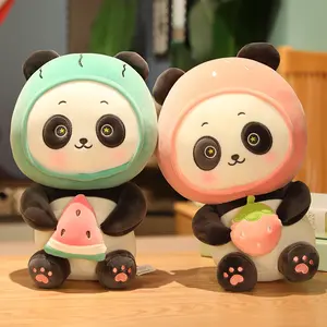 Peluche Super carino giocattoli di peluche a forma di panda morbido animale di peluche personalizzato per bambini