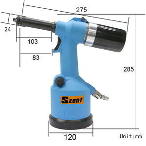 Pistola Remachadora Neumática de Acero Inoxidable <span class=keywords><strong>N908</strong></span>, Herramienta Neumática para Remaches, Herramienta de Punzonado Hexagonal para Tuercas - Product Image 3