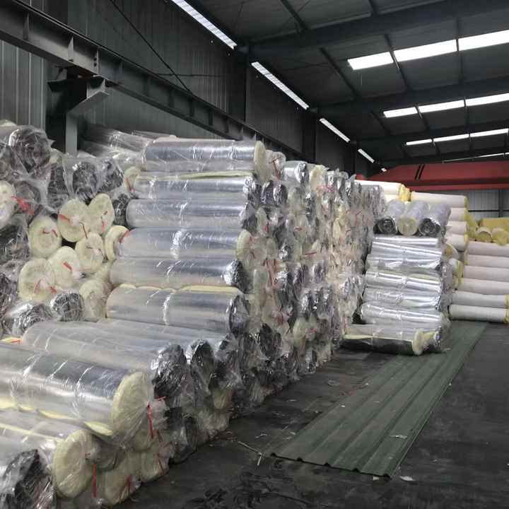 25mm Thick Glass Wool Roll Insulation Fiber Glass Wool Blanket Glass ...