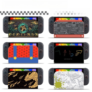 Coque de protection de base compatible avec <span class=keywords><strong>Nintendo</strong></span> <span class=keywords><strong>Switch</strong></span> <span class=keywords><strong>2</strong></span>, coque de base enfichable NS2, coque de base TV, coque colorée Mario <span class=keywords><strong>Zelda</strong></span> avec - Product Image 1