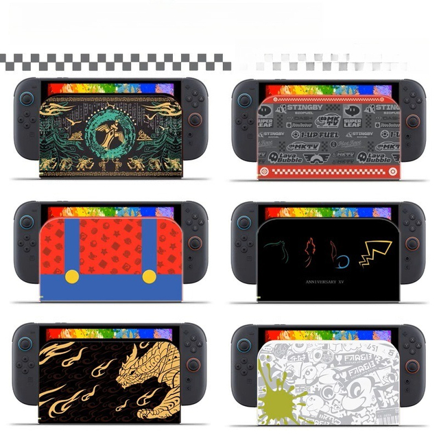 Base protective shell Suitable for Nintendo switch 2 pluggable base shell NS2 TV base color shell Mario Zelda with