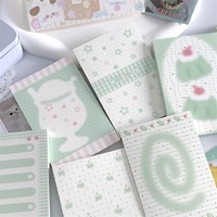 Cahier de notes autocollantes de style Instagram Cahier de messages déchiré mignon et non collant pour étudiant Cahier de grande valeur