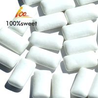 Bubble Gum Factory Großhandel Double Mint Spear mint Saftiger Frucht kaugummi mit Xylitol Fresh Mint